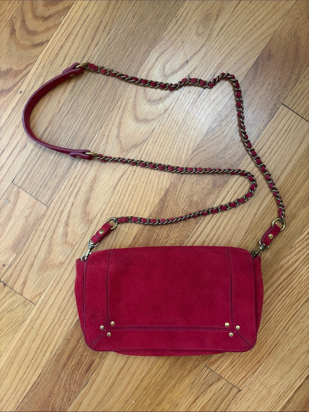 Jérôme Dreyfuss Bob Suede Crossover Bag - Picture 2 of 12